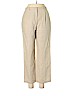Liz Claiborne Tan Linen Pants Size 12 (petite) - photo 1