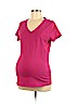 Liz Lange Maternity Pink Short Sleeve T-Shirt Size M - photo 1