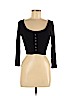 Forever 21 Black Long Sleeve Top Size S - photo 1