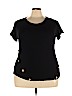 Misia Black Short Sleeve Top Size 3X - photo 1