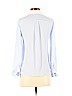 Ann Taylor LOFT 100% Polyester Blue Long Sleeve Blouse Size XS (petite) - photo 2