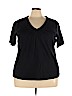 Lane Bryant 100% Cotton Black Short Sleeve T-Shirt Size 26 - 28 Plus - photo 1