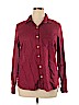 Old Navy 100% Cotton Red Long Sleeve Button-Down Shirt Size XL - photo 1