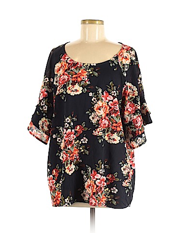 Umgee Short Sleeve Blouse (view 1)