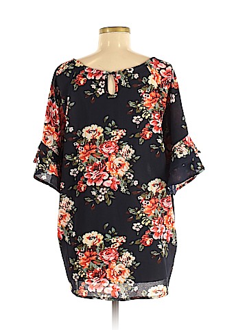 Umgee Short Sleeve Blouse (view 2)