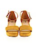 Just Fab Gold Wedges Size 6 1/2 - photo 2
