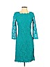 Diane von Furstenberg Blue Cocktail Dress Size 6 - photo 1