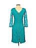 Diane von Furstenberg Blue Cocktail Dress Size 6 - photo 2