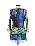 Alberto Makali 100% Polyester Blue 3/4 Sleeve Blouse Size M - photo 2