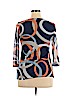Alfani 100% Nylon Blue 3/4 Sleeve Blouse Size 0X - photo 2