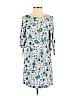 H&M 100% Viscose Blue Casual Dress Size 8 - photo 1
