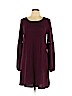 Pink Rose Burgundy Casual Dress Size L - photo 1