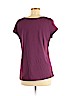 Ann Taylor LOFT 100% Cotton Purple Short Sleeve Top Size XL - photo 2