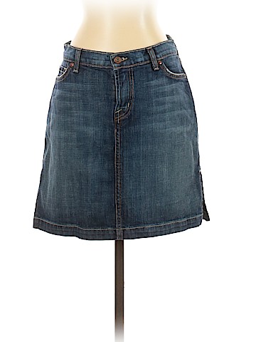 David Kahn Denim Skirt (view 1)