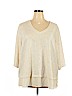 Karen Kane Ivory 3/4 Sleeve Top Size 3X - photo 1