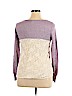Poof! Purple Long Sleeve Top Size XL - photo 2