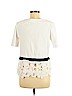 Purificacion Garcia 100% Cotton White Short Sleeve Top Size M - photo 2