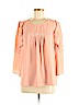 CeCe Pink Long Sleeve Blouse Size XL - photo 1