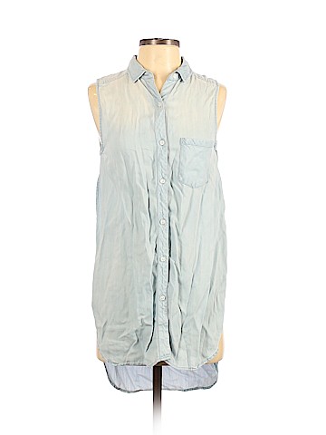 Rails Sleeveless Button-Down Shirt (view 1)