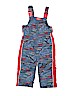 Disney Pixar 100% Polyester Print Blue Snow Pants With Bib Size 2T - photo 1
