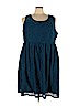 Lane Bryant Outlet Blue Casual Dress Size 28 - photo 1