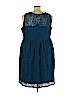 Lane Bryant Outlet Blue Casual Dress Size 28 - photo 2