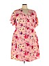 Ava & Viv 100% Polyester Pink Casual Dress Size 3X - photo 1