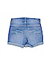 Justice Solid Blue Denim Shorts Size 10 - photo 2