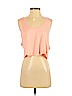 Assorted Brands 100% Viscose Pink Sleeveless Top Size S - photo 1