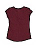 Justice Burgundy Short Sleeve T-Shirt Size 8 - photo 2