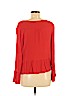 Wet Seal 100% Rayon Red Long Sleeve Top Size M - photo 2