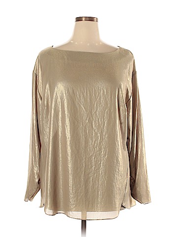 Anne Klein Long Sleeve Blouse (view 1)