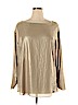 Anne Klein 100% Polyester Gold Long Sleeve Blouse Size 1X - photo 1