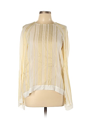 Zeus & Dione Long Sleeve Silk Top (view 1)