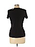 Ann Taylor Factory Black Short Sleeve Top Size L (petite) - photo 2