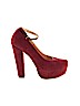 Assorted Brands Burgundy Heels Size 5 - photo 1
