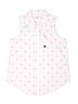 Abercrombie 100% Cotton Pink Sleeveless Button-Down Shirt Size 11 - 12 - photo 1