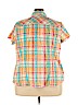 SONOMA life + style Orange Short Sleeve Button-Down Shirt Size 3X - photo 2