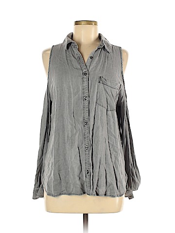 BP. Long Sleeve Button-Down Shirt (view 1)