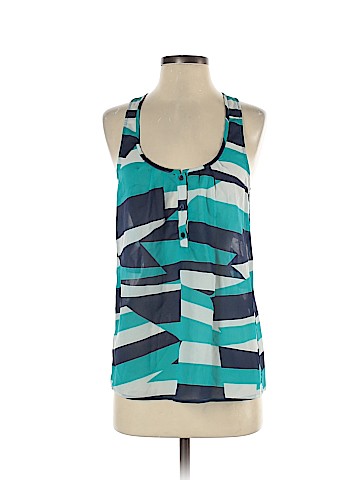 Aqua Sleeveless Blouse (view 1)