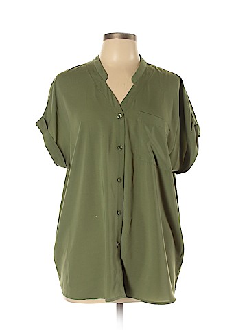 IMNYC Isaac Mizrahi Short Sleeve Blouse (view 1)