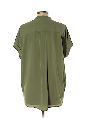 IMNYC Isaac Mizrahi Short Sleeve Blouse (view 2)