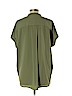 IMNYC Isaac Mizrahi 100% Polyester Green Short Sleeve Blouse Size L - photo 2
