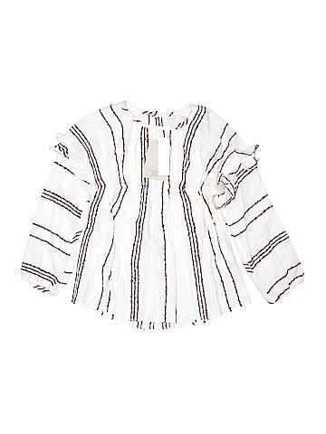 Zara 3/4 Sleeve Button-Down Shirt (view 1)