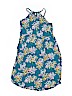 Old Navy 100% Rayon Floral Blue Dress Size 6 - 7 - photo 2