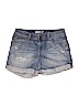 Roxy 100% Cotton Blue Denim Shorts Size 13 - photo 1