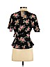 Monteau Black Short Sleeve Blouse Size S - photo 2