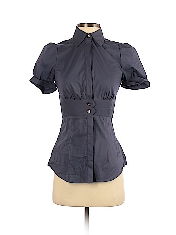 BCBGMAXAZRIA Short Sleeve Blouse (view 1)