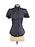 BCBGMAXAZRIA Purple Short Sleeve Blouse Size XS - photo 1