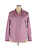 7th Avenue Design Studio New York & Company 100% Cotton Purple Long Sleeve Button-Down Shirt Size XXL - photo 1
